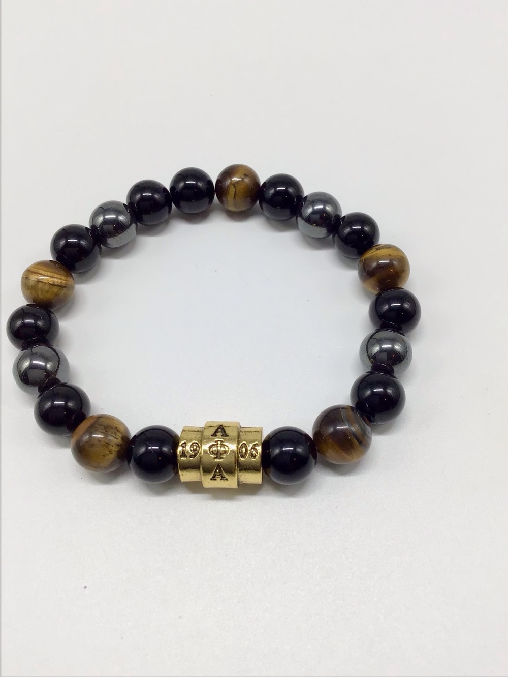 Alpha Phi Alpha Stone Beaded Bracelet